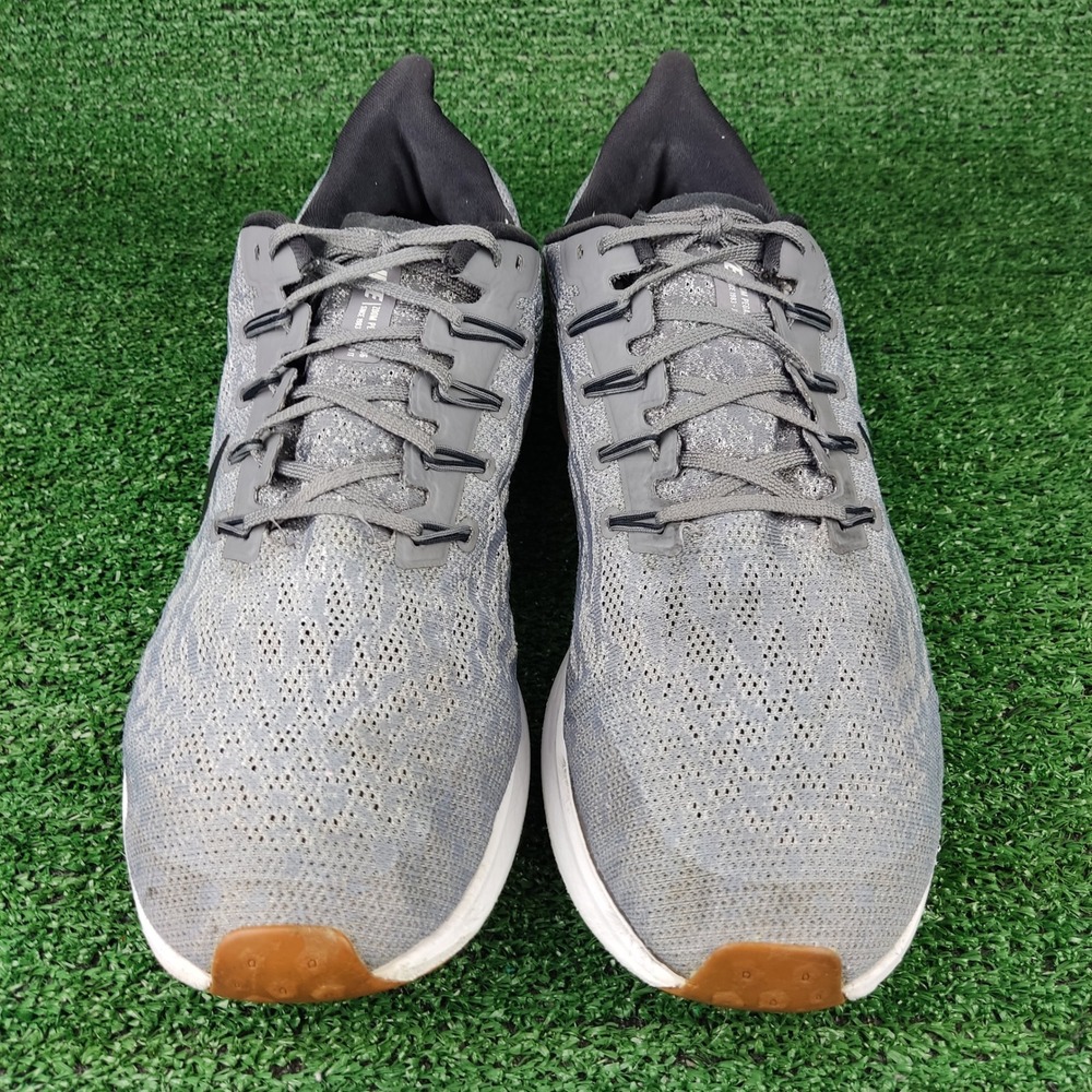 Nike Running Shoes Mens 15 Grey Air Zoom Pegasus 36 AQ2203-001 Low Top Mesh Gum - Picture 2 of 8